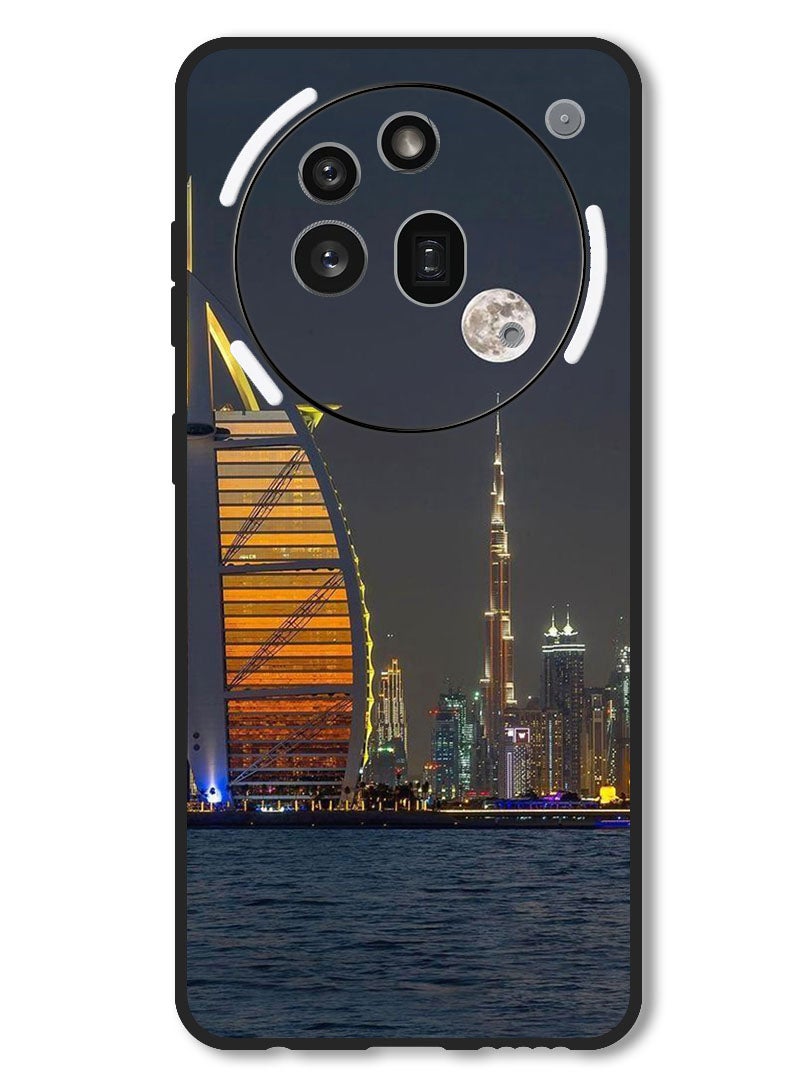 Theodor Case Compatible with Nothing Phone 3a Pro Protection Shockproof Bumper Cover Burj Al Arab - Image 1