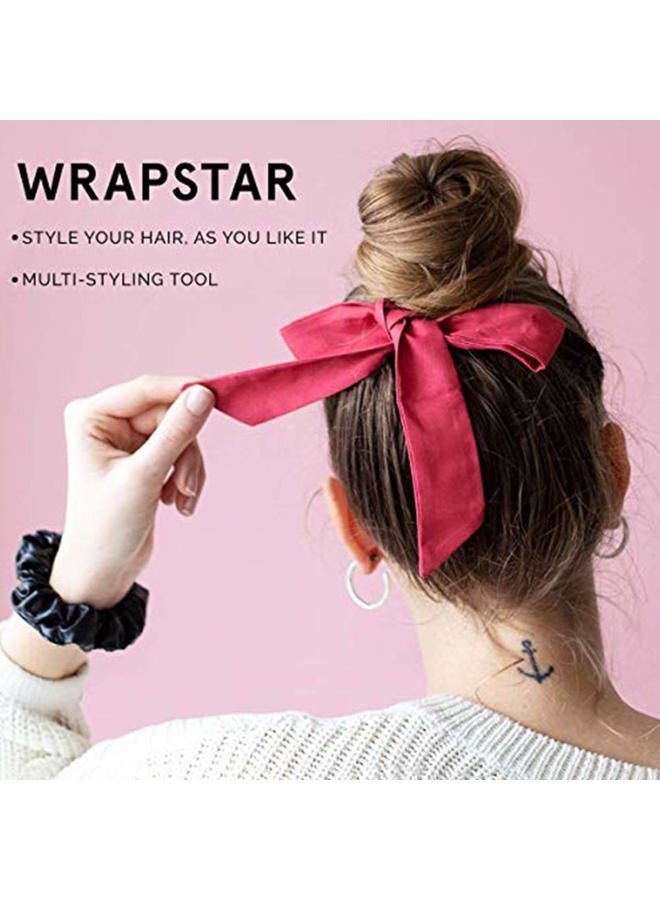 invisibobble Multiband Hair Band and Hair Tie - Elastic Wrapstar Machu Peachu - 2-in-1 band- Hair Accessories for Women - No Kink, Non Soaking Strong Elastic Grip Coil - Gentle for Thick Hair - Image 3