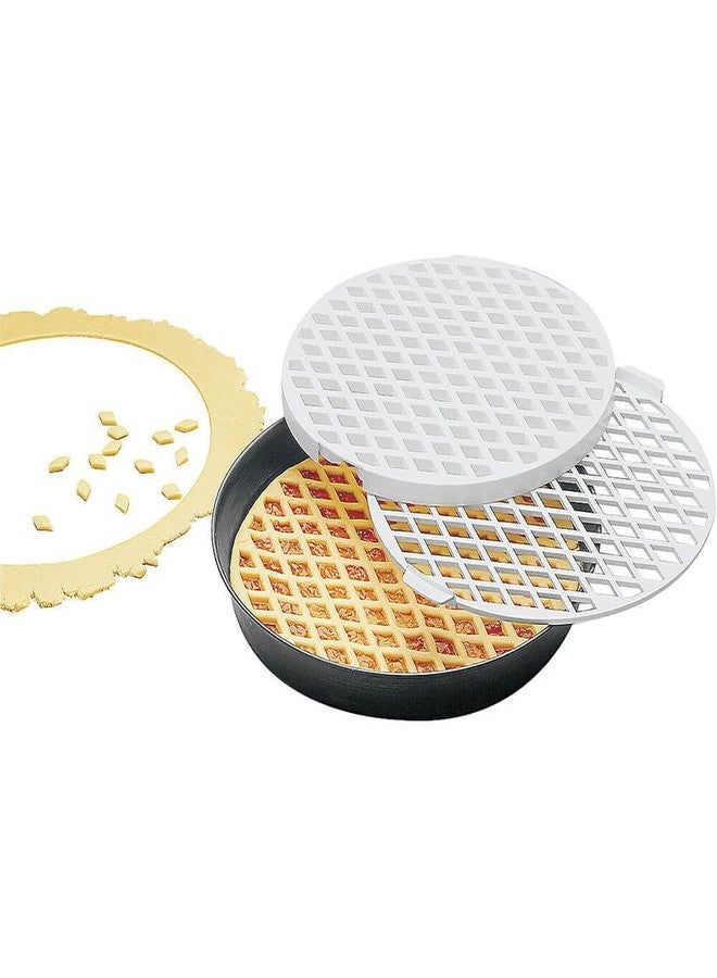 World Cuisine 11-Inch Lattice Dough Round Cutter Set