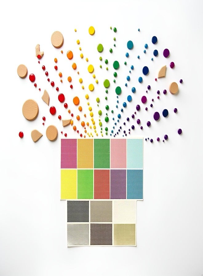 Sluswallow 5940Pcs 1/4 inch Small Colored Dot Stickers Circle Label Sticker, 0.25" Round Colored Dot Stickers Labels, 15 Color Coding Labels and Stickers Labels - Image 5