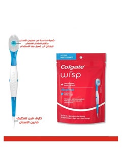 Colgate Pack of 3 Max Fresh Wisp Disposable Mini Toothbrush, Peppermint - 72 Count  - Image 2
