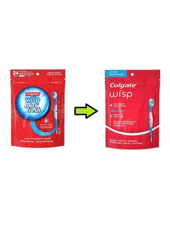 Colgate Pack of 3 Max Fresh Wisp Disposable Mini Toothbrush, Peppermint - 72 Count  - Image 4
