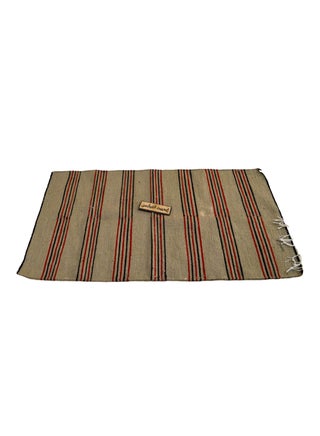 Striped wool carpet, beige x burgundy, produced by Egypt Antiques, 100% handmade - pzsku/ZE6D1D59D39732B4D38D9Z/45/_/1720816366/a4cdee43-30cd-4727-917b-9fbd4a7793ed