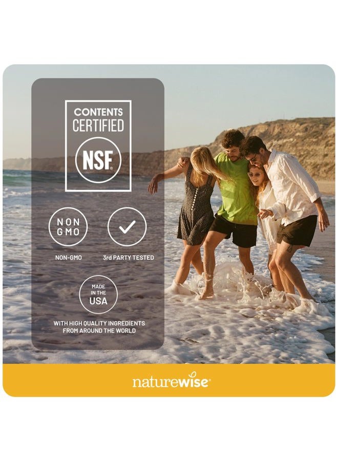NatureWise Vitamin D3 + K2 with Plant Based D 5000IU & 100mcg K as MK-7 - Max Absorption Immune Support - Vegan, Non-GMO - with Extra Virgin Olive Oil - 60 Softgels[2-Month Supply]  - Image 5