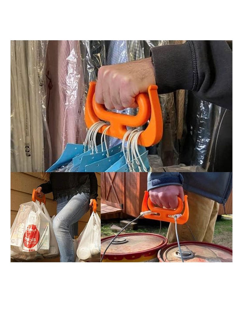 Grocery Bag Shopping Bag Holder Handle Carrier Each Handle Holds Labor Saving Bag Carrier Plastic Bag Holder Multifunctional Backpack Anti Pinch Handle for Shopping Bag  - Image 2