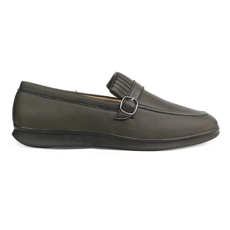 Bacca Bucci Olive ROME Dress Loafers Moccasins & Driving Shoes for Men | Best Price UAE
