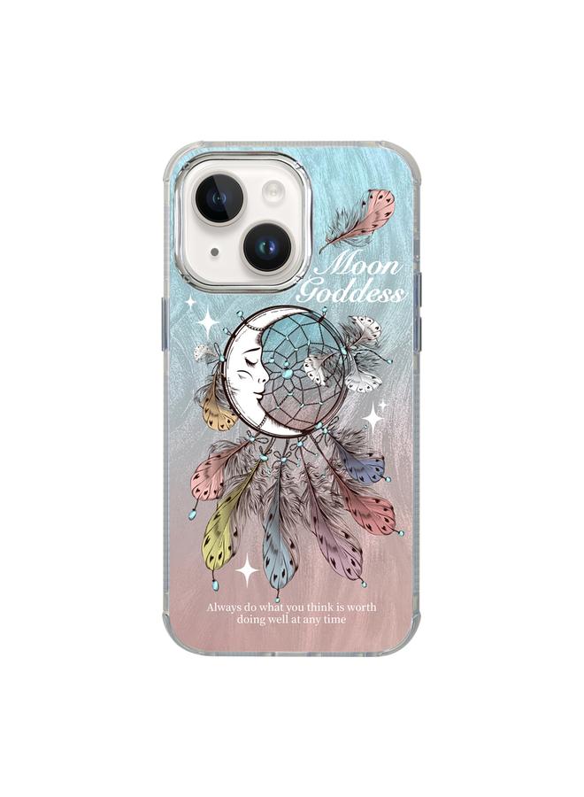 اس-توب جراب لهاتف iPhone 14 بتصميم إشعاعي ونمط توضيحي وغطاء كامل مقاوم للصدمات - Image 1