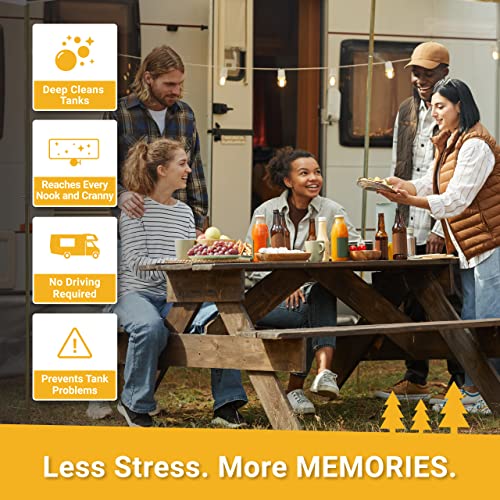 Unique Clean-It RV Black Tank Deep Cleaner Liquid - Effectively Resets Dirty RV Black Tanks - Eliminates Odors and Waste (32 oz) - Image 3