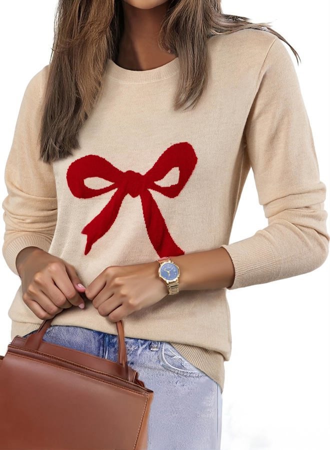 EVALESS Spring Sweaters for Women 2026 Trendy Wool Blend Sweaters Long Sleeve Crewneck Spring Outfits Pullover Sweater Tops, 2a Jet Stream, M - Image 1