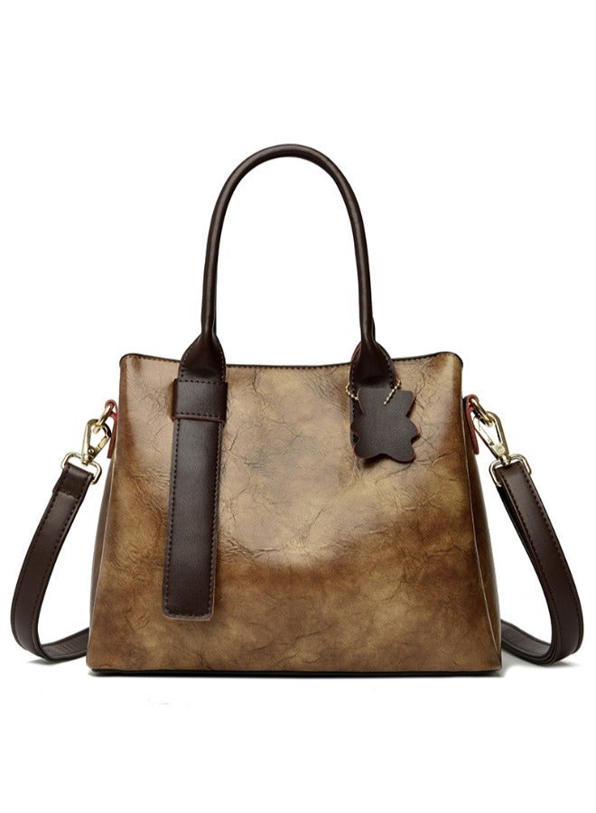 Rup Art Vintage Large Capacity Fashion Handbag  Timeless  Versatile Shoulder Bag for Womens Style - Image 1