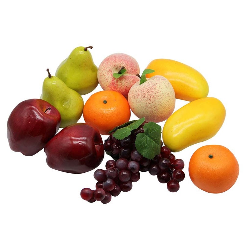 Happy Trees Happy Trees Decorative Lifelike Realistic Artificial Fake Fruit Decor (Set of 12) (Multiple Fruits)  - Image 1