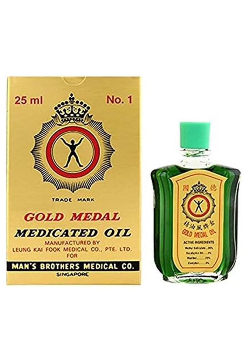 جولد ميدال زيت مسكن الألم الطبي الذهبي 25 مل (عبوة من 12 قطعة) - Image 2