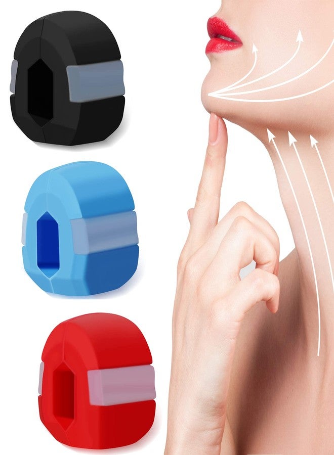 Myynti Jaw Exerciser for Men and Women Face Slimmer Jowline Shaper Double Chin Reducer Jaw Trainer Workout Multicolor Pack of 1 - Image 1