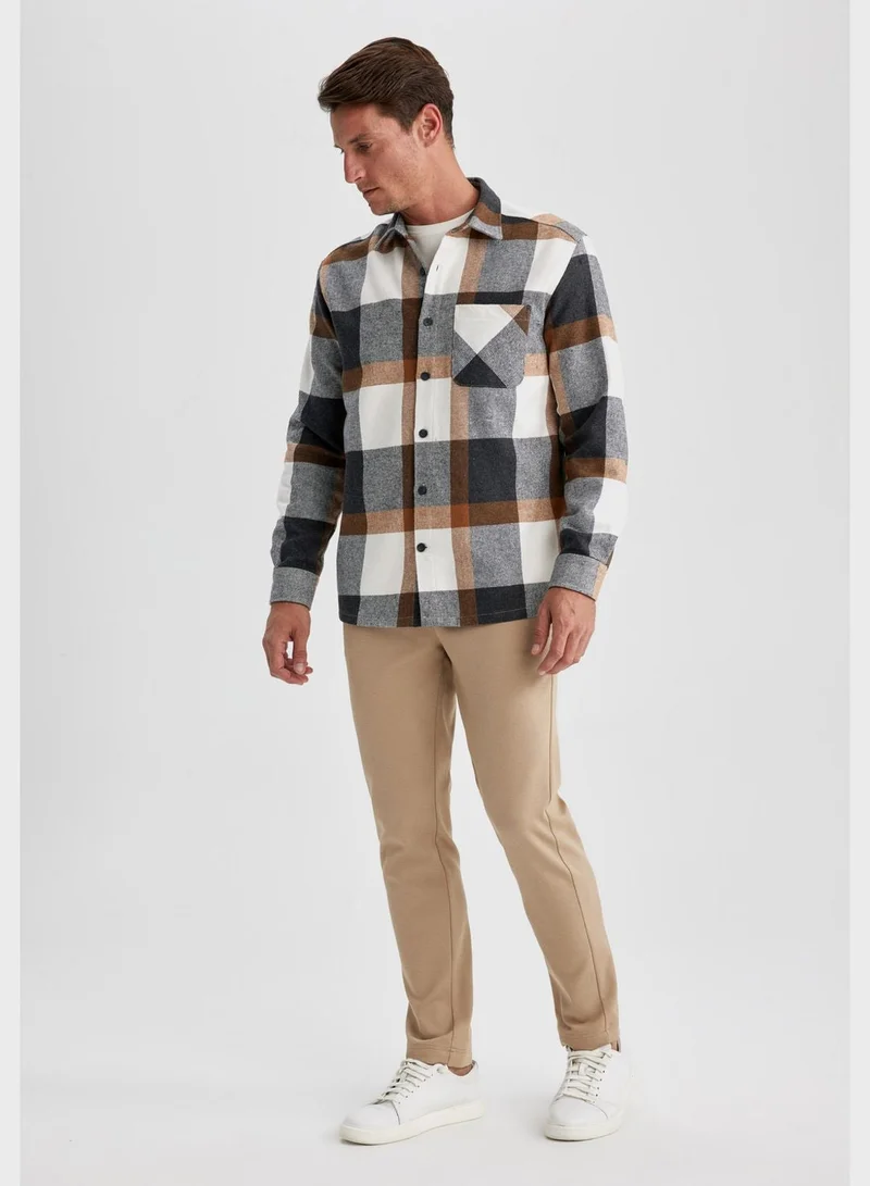 DeFacto Checked Regular Fit Shirt