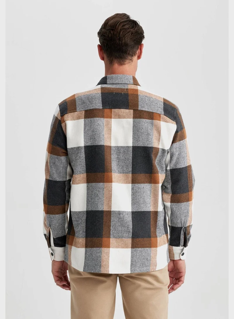DeFacto Checked Regular Fit Shirt