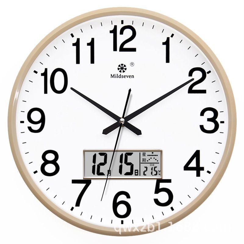 Seven King Star Modern Wall Clock for Living Room, Simple Creative Design, Quartz Battery Operated - Image 1