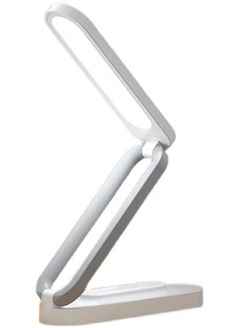 LED Desk Lamp for Office Home  Battery Operated Lamp Rechargeable Lamp Foldable & Portable Light, LED Desk Light Strip, 3 Brightness Dimmable Small Desk Lamp Wireless Reading Lamp