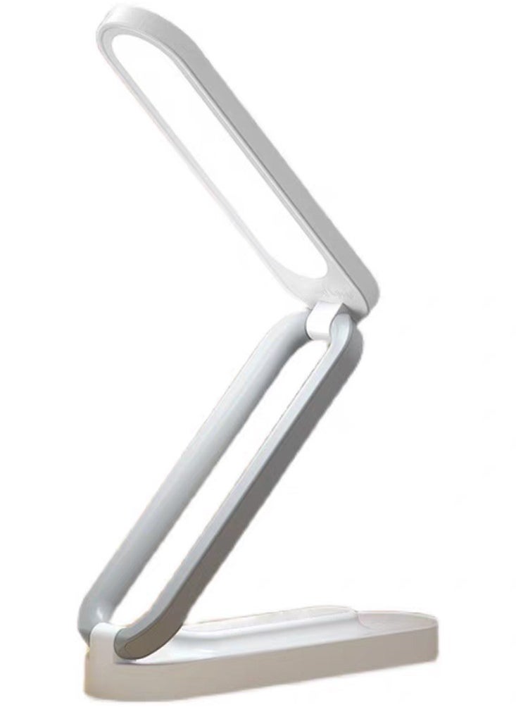 Generic LED Desk Lamp for Office Home  Battery Operated Lamp Rechargeable Lamp Foldable & Portable Light, LED Desk Light Strip, 3 Brightness Dimmable Small Desk Lamp Wireless Reading Lamp  - Image 1