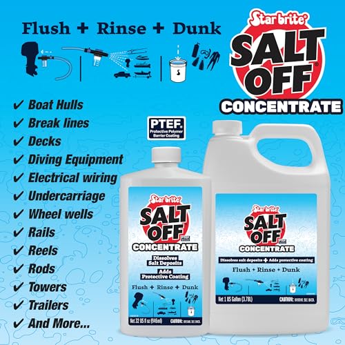 STAR BRITE Salt Off Concentrate - Ultimate Salt Remover Wash & Marine Engine Flush for Boats, Vehicles, Trailers, and More - 32 OZ (093932) - Image 2
