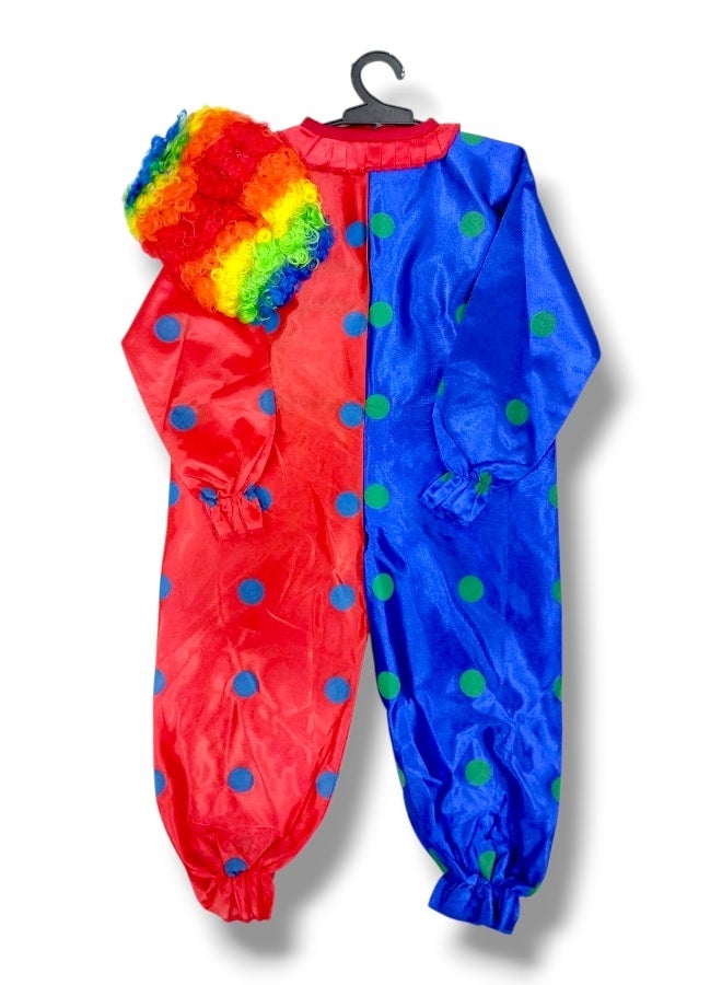 Clown Kids Costume – Size M for Ages 4 to 6 Years - Image 2