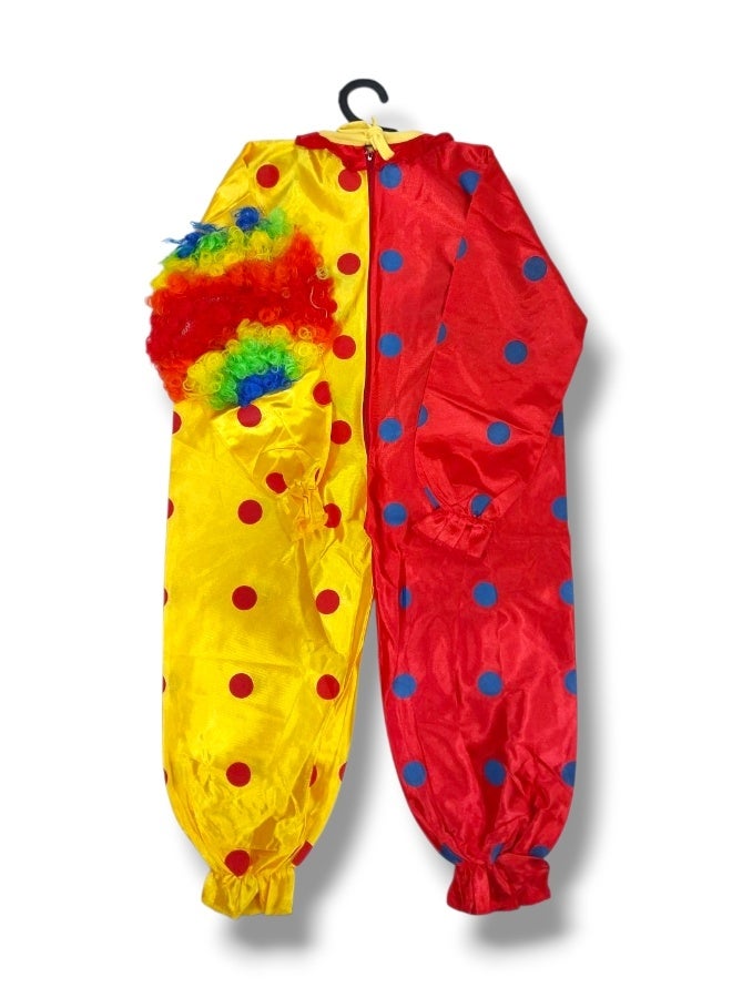 Clown Kids Costume – Size M for Ages 4 to 6 Years - Image 3