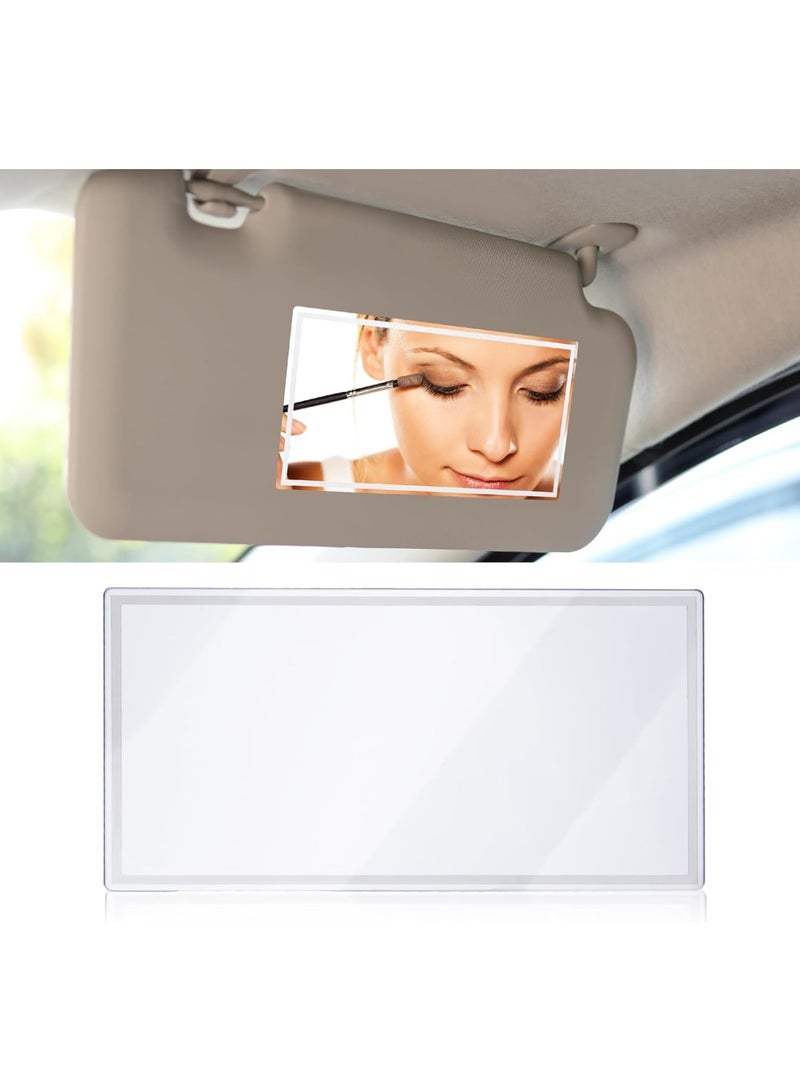 SYOSI Car Sun Visor Mirror,Portable Car Vanity Mirror, Seatback Self-Adhesive Makeup Mirrors, Shatter-proof Cosmetic Accessories for Automotive Truck SUV Vehicle - Image 1
