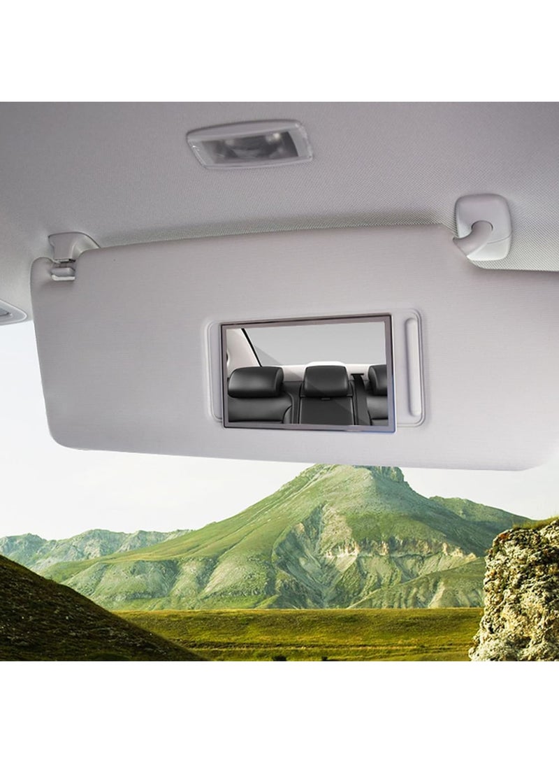 SYOSI Car Sun Visor Mirror,Portable Car Vanity Mirror, Seatback Self-Adhesive Makeup Mirrors, Shatter-proof Cosmetic Accessories for Automotive Truck SUV Vehicle - Image 5
