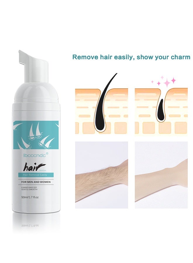 ibcccndc Hair Removal Easily - Hair Removal Spray, Painless Hair Removal Spray Armpit Gentle Hair Remover Refreshing Quick Hair Removal Spray, Safe Hair Removal for Underarm, Chest, Back, Leg and  50ml - Image 3