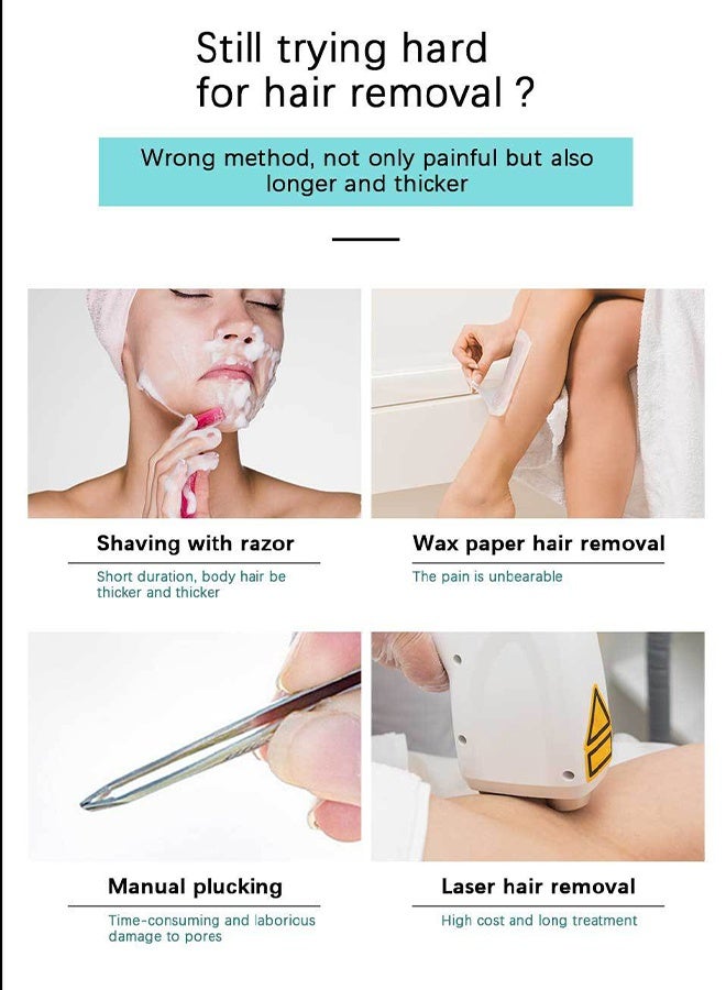 ibcccndc Hair Removal Easily - Hair Removal Spray, Painless Hair Removal Spray Armpit Gentle Hair Remover Refreshing Quick Hair Removal Spray, Safe Hair Removal for Underarm, Chest, Back, Leg and  50ml - Image 5