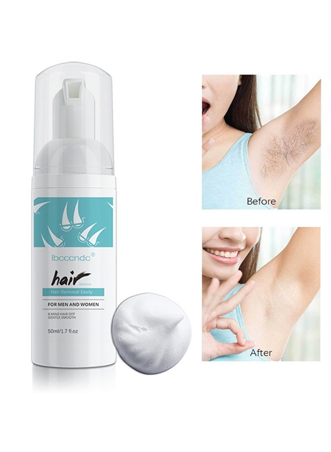ibcccndc Hair Removal Easily - Hair Removal Spray, Painless Hair Removal Spray Armpit Gentle Hair Remover Refreshing Quick Hair Removal Spray, Safe Hair Removal for Underarm, Chest, Back, Leg and  50ml - Image 1