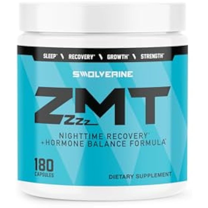 Swolverine ZMT | Advanced Sleep Supplement with Zinc, Magnesium Glyciante, GABA, Theanine, Valerian Root, Tryptophan (30 Servings) - Image 1