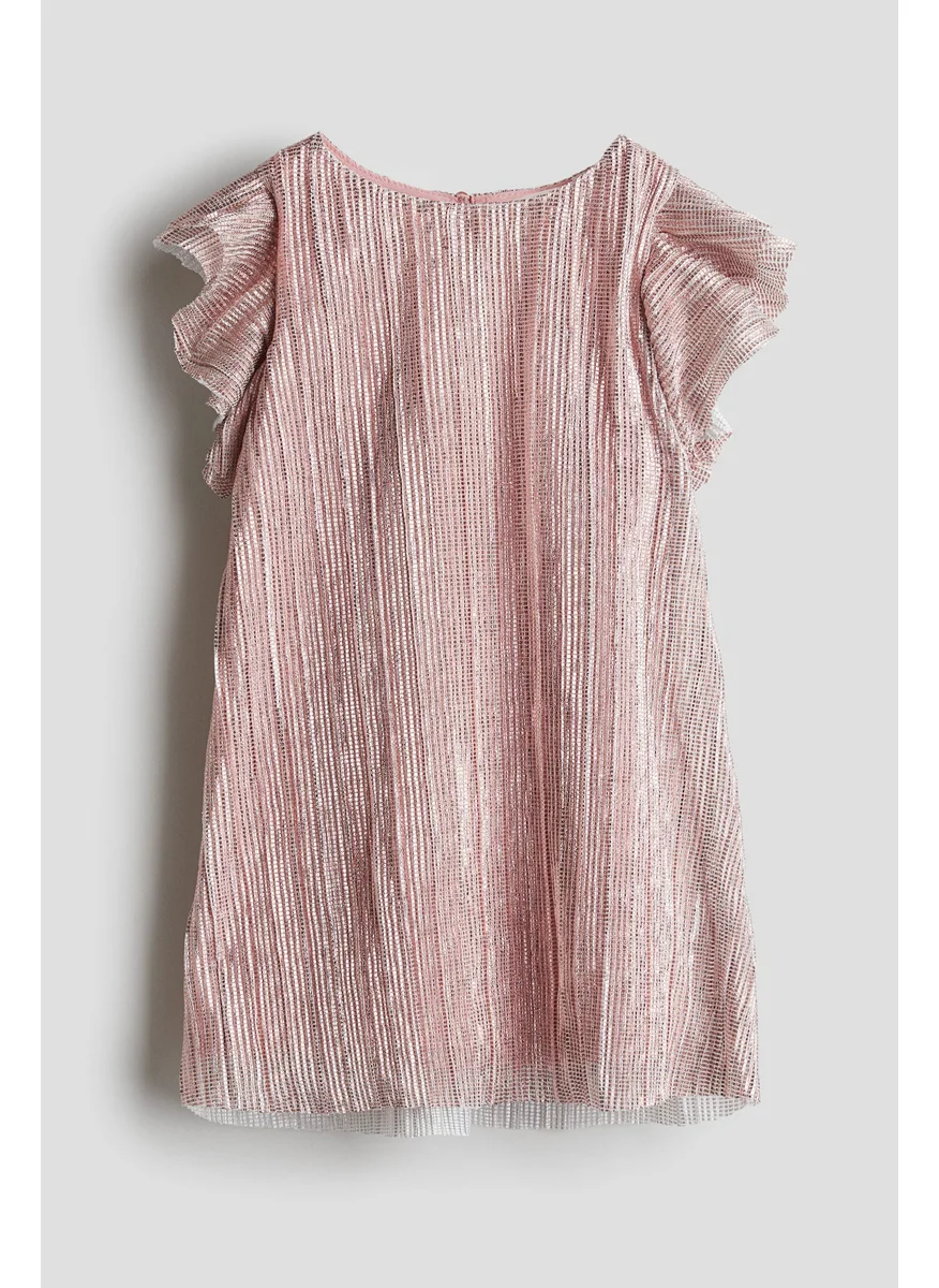 H&M Pleated A-Line Dress