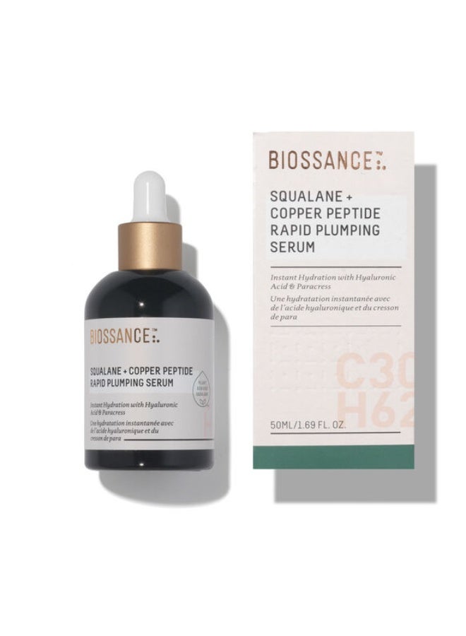 Biossance Squalane + Copper Peptide Rapid Plumping Serum 50ml - Image 1