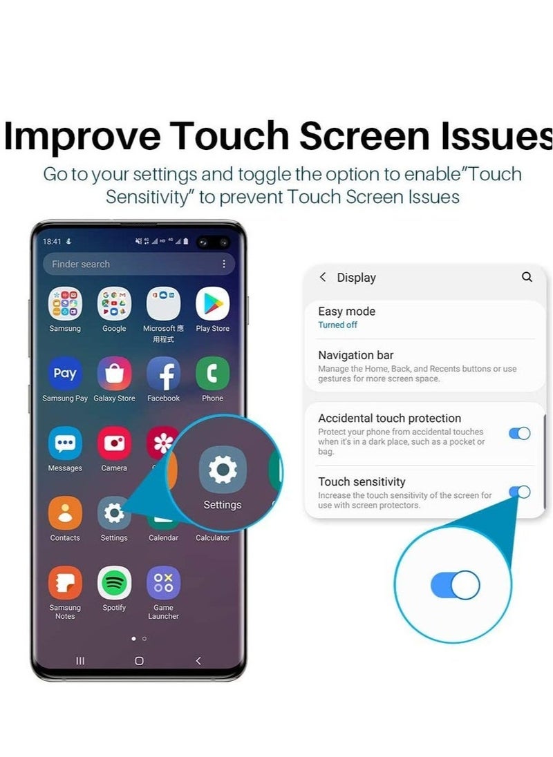 Raxoom Galaxy Note 10 Plus Privacy Screen Protector,DariusQ 9H Hardness Anti-spy Tempered Glass for Samsung Galaxy Note 10 Plus/Note 10+/Note 10 Pro,[Case Friendly][Anti Scratch][Anti-Bubble] - Image 3