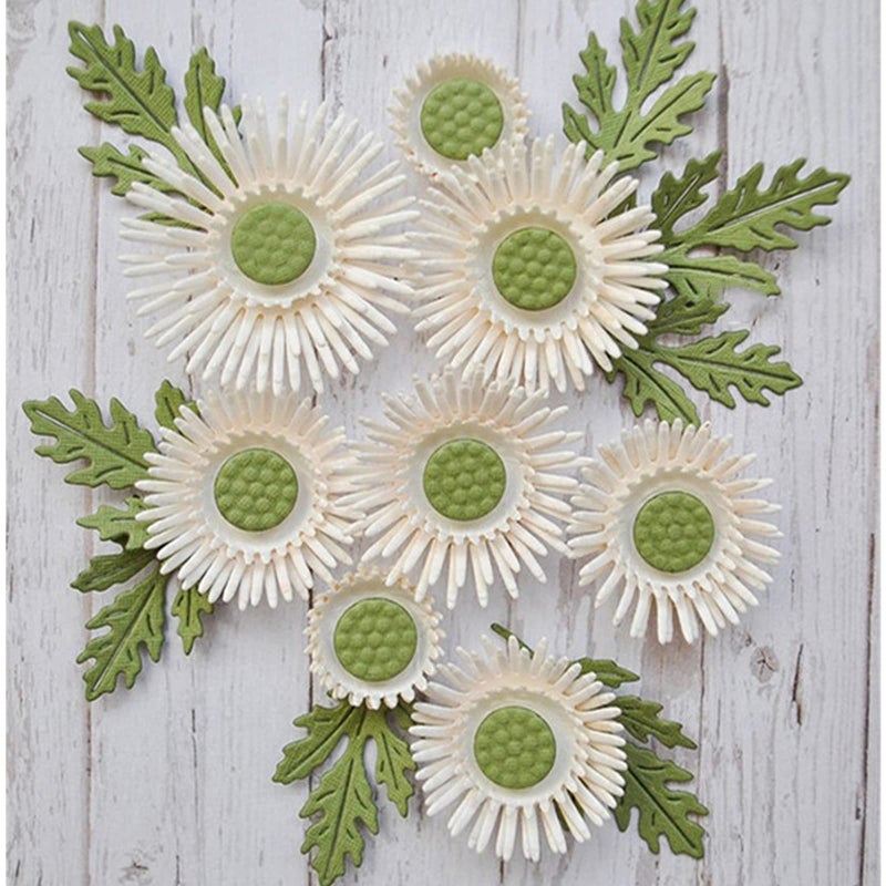 Lapoo 3D Backgrounds Frame Metal Cutting Die for Scrapbooking New Cutting Dies DIY Album Card Making Decor Paper Craft Metal Die Cuts Party Wedding Decorations Flower A 39 x 25 in