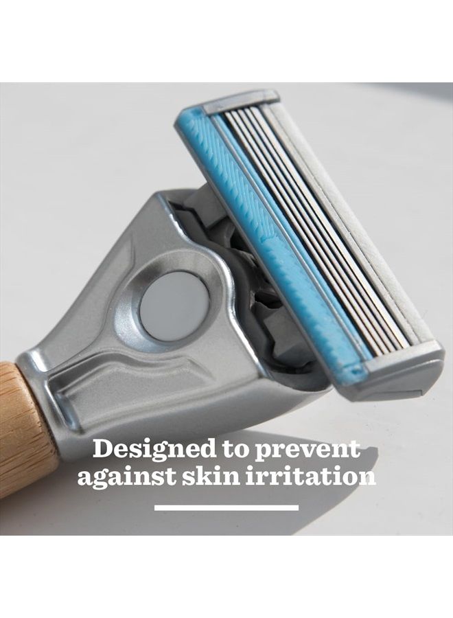 Bulldog Skincare Sensitive Bamboo Razor Blades x4 - Image 3