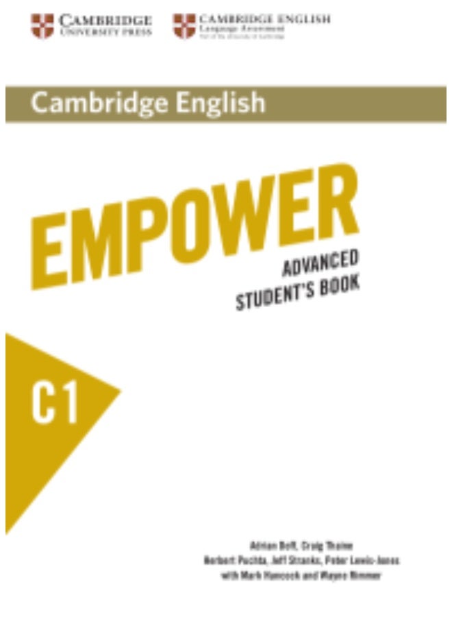 Cambridge Empower - English Course for adults - English language teaching and methodological kit for adults _ level C1_Advanced_Students_Book - Image 1
