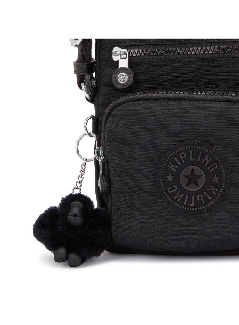 kipling Gunne Small Crossbody with Adjustable Straps Black Noir - Image 4