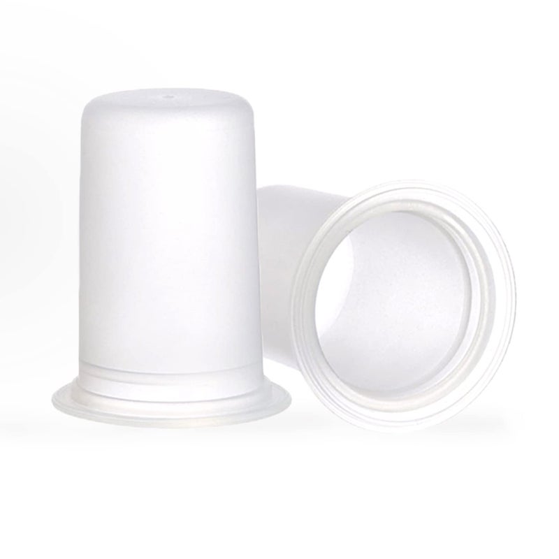 Ameda Silicone Retail Diaphragms, Clear, 2 Count - Image 1