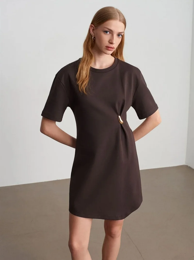Dilvin DILVIN Women's Mini Shift Dress