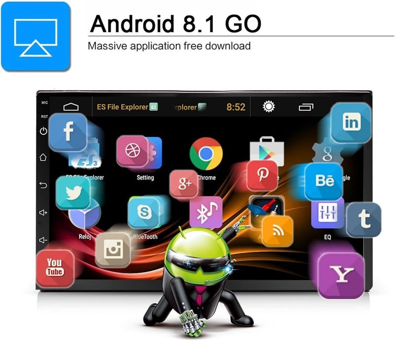 Wivplex 2DIN Android Car Multimedia Player with GPS Navigation - Image 4