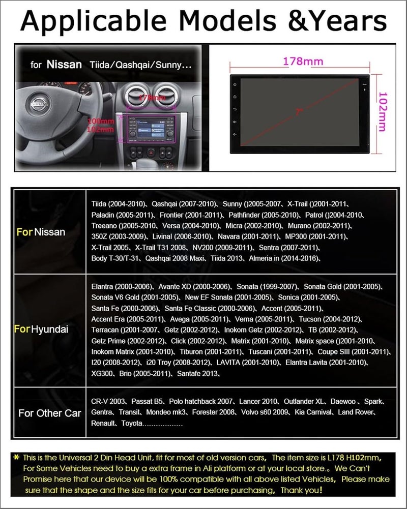 Wivplex 2DIN Android Car Multimedia Player with GPS Navigation - Image 3