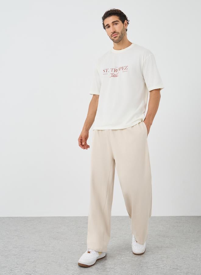 Styli Styli Wide Leg Jogger with Drawstring  - Image 2