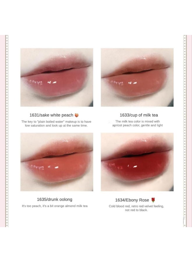 COLORROSE Western Antique Relief Mirror Lip Glaze 3.5g 1633 A Cup of Milk Tea - Image 3