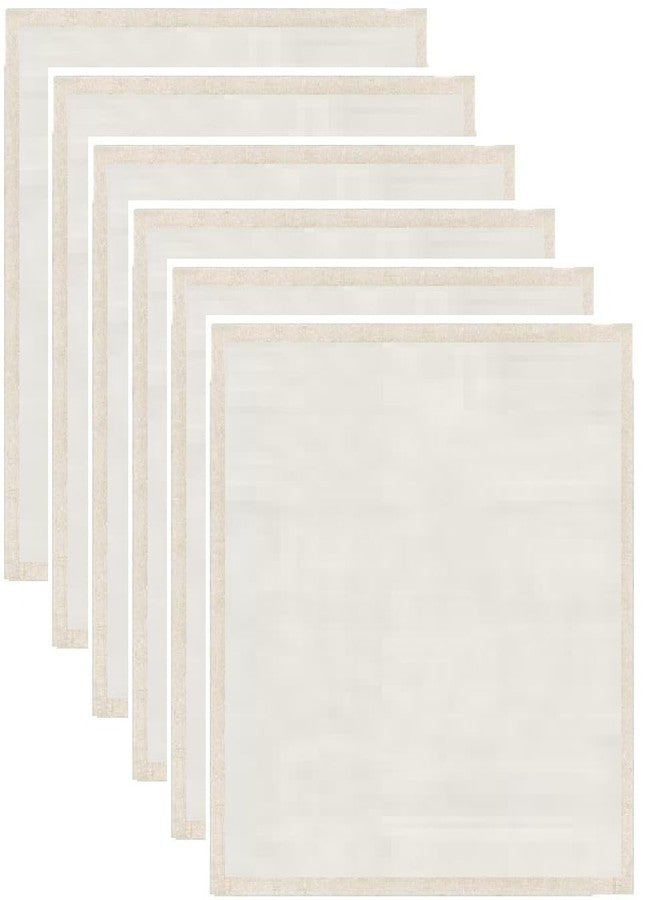 WUD Lunch Box Roti Kapda Set, 6 Pieces Soft Unbleached Muslin Cloths for Kids Tiffin Box, Size- 12 x 12 inches - Image 1