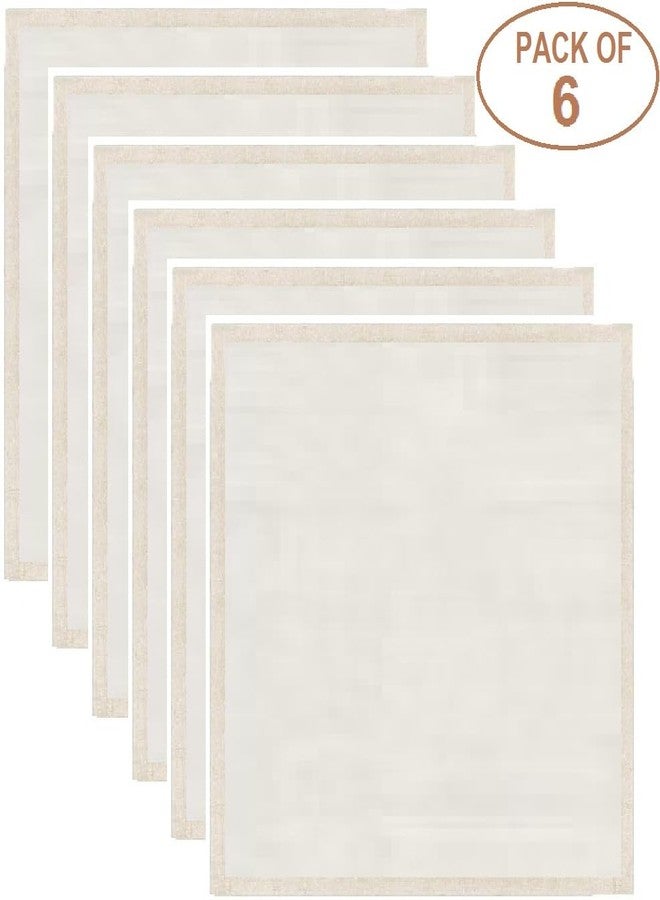 WUD Lunch Box Roti Kapda Set, 6 Pieces Soft Unbleached Muslin Cloths for Kids Tiffin Box, Size- 12 x 12 inches - Image 2