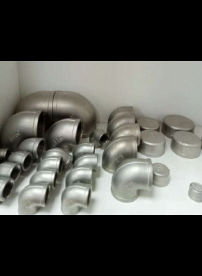 عباسلي كوع تركيب الأنابيب SS (1/4 '') - Image 1