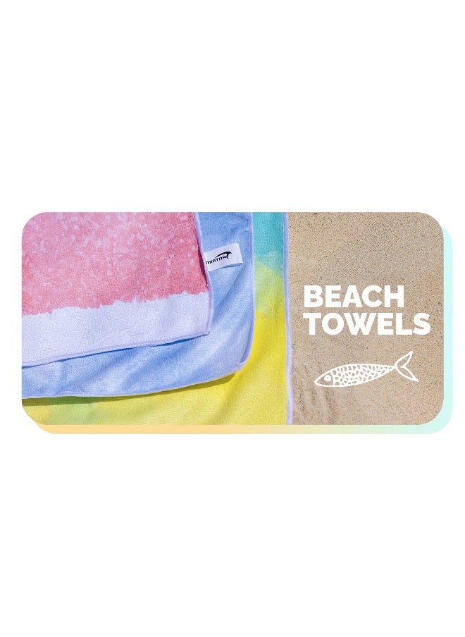 Mintra Printed Terry Microfiber Towel Size 70 X 140 Cm 24 Watermelon  - Image 2