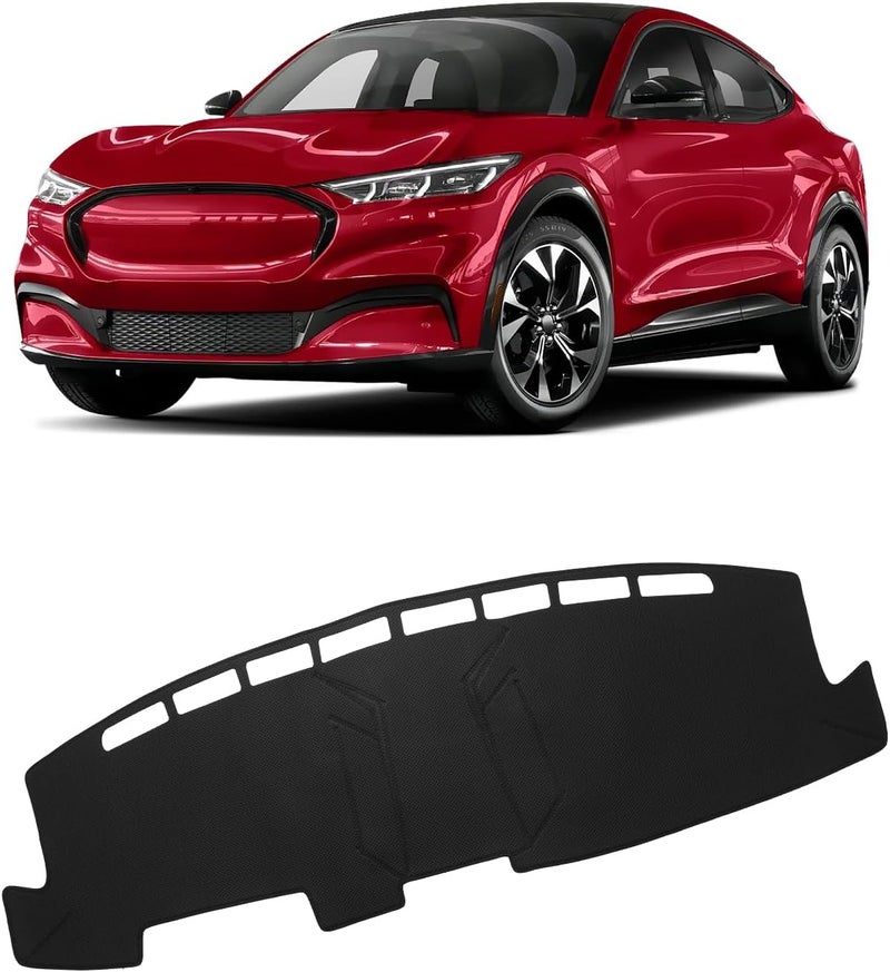 FIILINES Dash Cover for Ford Mustang Mach-E 2021-2024 - Nonslip Mesh Protector - Image 1