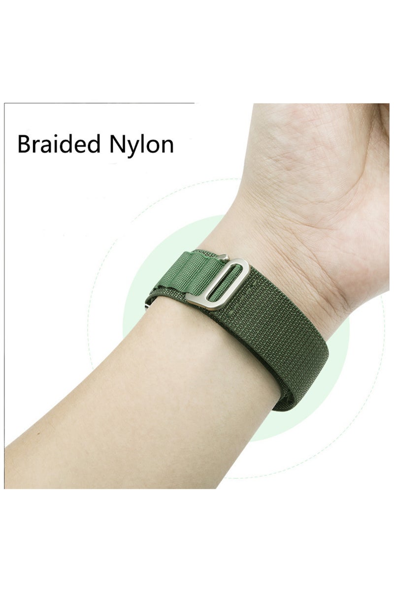 ECVV Nylon Sport Watch Bands Compatible with Apple Watch Band 42/44/45/49mm, Soft Replacement Band for iWatch Ultra Series SE 8/7/6/5/4/3/2/1 Strap for Men - Image 3